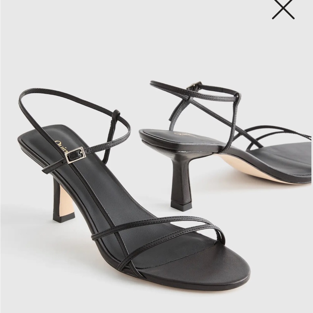 Quince Italian Leather 70mm Strappy Heel size 8 - Picture 3 of 8